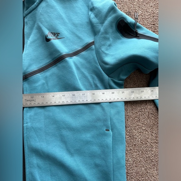 Men’s Nike Sportswear Tech Fleece Hoodie Jacket  Medium - Teal - Picture 5 of 5